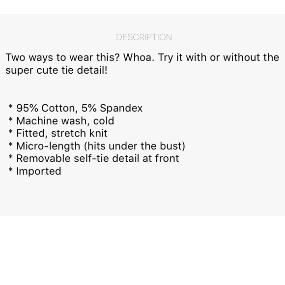 Garage 2 in 1 Micro Tube Top - Picture 5 of 6